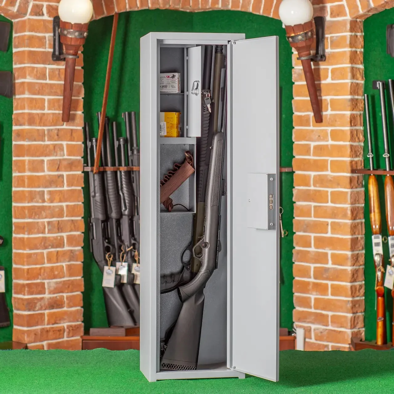 Сейф для зброї Gunsafe ШОЕ-1100 на дві рушниці